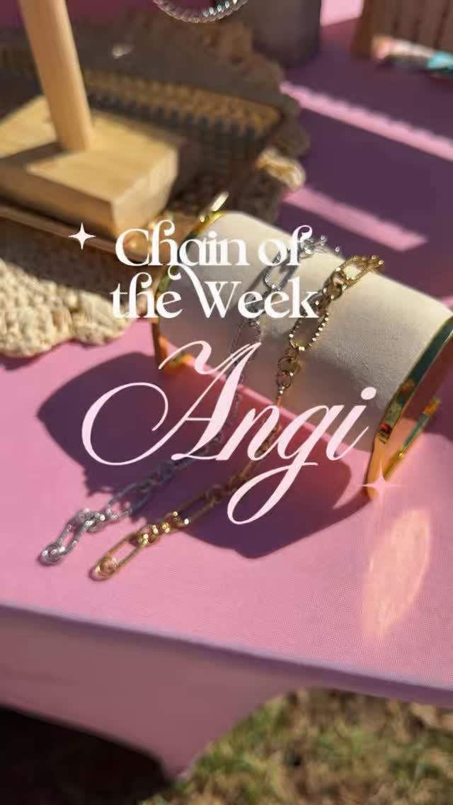 Meet Angi, this week’s Chain of the Week! ✨

She’s bold, she’s beautiful, and she’s the perfect addition to your bracelet stack! Available in both stainless steel and stainless gold, Angi is one of those chains you’ll want to wear with EVERYTHING! 😍

Come see me at an upcoming pop-up to add her to your stack, or order yours online today!

💌 DM me for the link to shop Angi!
